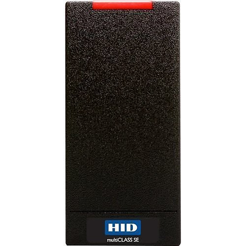 HID 900PMNNEKMA024 multiCLASS SE RP10 Smart Card Reader, 125 kHz HID Prox, AWID and EM4102, 13.56 MHz HID Mobile Access Mobiles IDs via NFC and Bluetooth Smart, Wiegand, Pigtail, Mobile-Ready, Black