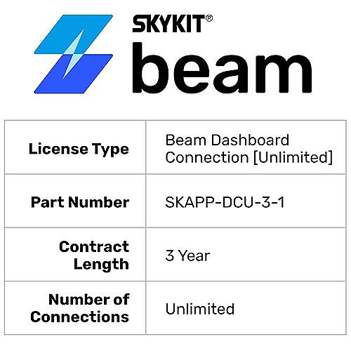 SkykitSKAPP-DCU-3-1 Dashboard Connection Unlimited License, 3 Years