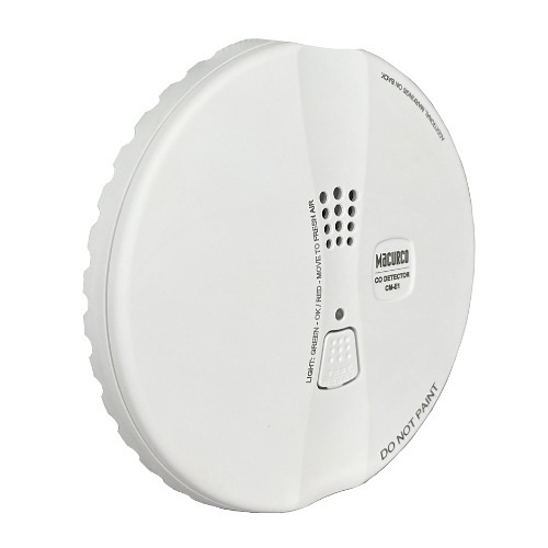 Macurco CM-E1R Security Series Carbon Monoxide CO Gas Detector, 9-32VDC, Residential/Light Commercial, Round