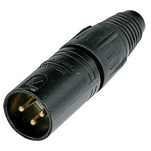 Pro Co Sound NC3MXB 3-Pin Gold-Plated XLR Connector