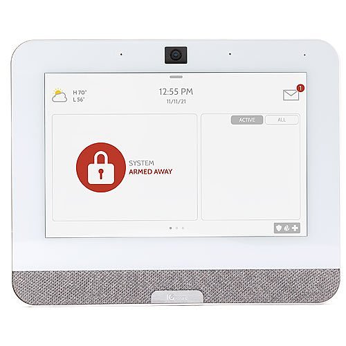 Qolsys IQP4007 Telus IQ Panel 4 PowerG + 319.5MHz, 7" All-in-One Touchscreen, White