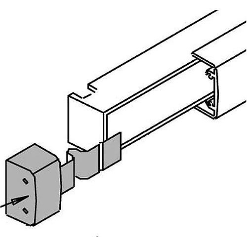Adams Rite 41-0902-03-IP Metal End Cap Assembly, Hinge End for 3700 ...
