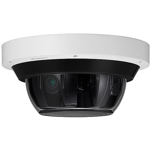 Hanwha PNM-9084RQZ1 8MP (2MP x 4) Multi-Directional PTRZ Camera, 3.2-10mm Motorized Varifocal Lens