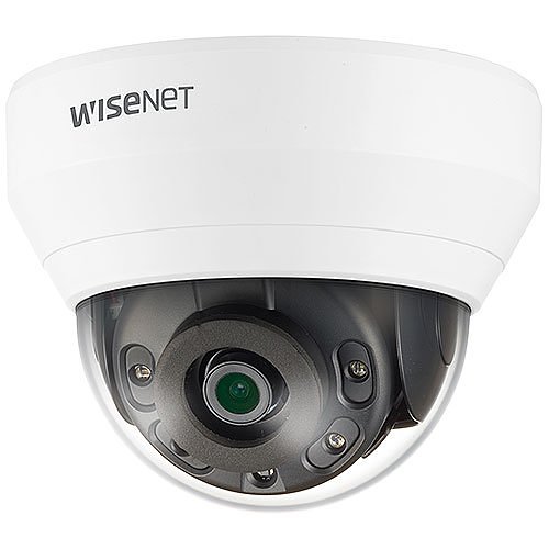 Hanwha QND-7022R Wisenet Q 4MP IR Dome IP Camera with Built-In Microphone, 3.6mm Fixed Lens