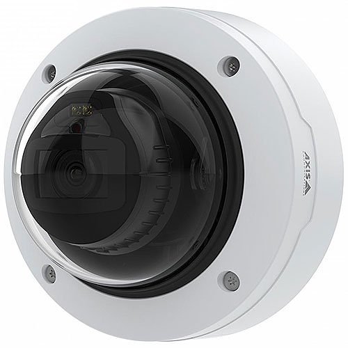 AXIS P3267-LV P32 Series 5MP Vandal Resistant Fixed Dome IR WDR IP Camera, 3-8mm Varifocal Lens, White