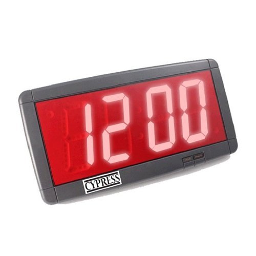 Cypress CCK-3104 4? HI Intensity LED Clock, for Indoor Use, 12 Vdc