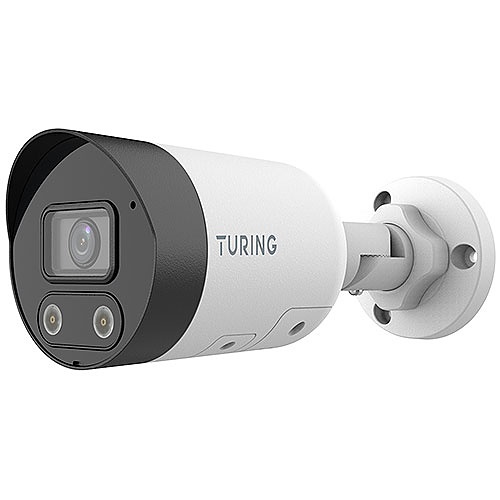 Turing TP-MBAD4M28 SMART 4MP Dual-Light Deterrence Bullet IP Camera for CORE AI License Cloud Smart VSaaS