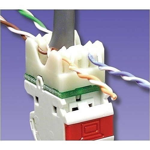 Siemon MX6-02B CAT6 RJ45 Angled Punch Down Module, White