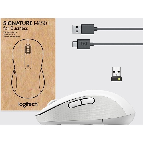 Logitech 910-006347 Signature M650L Wireless Mouse for