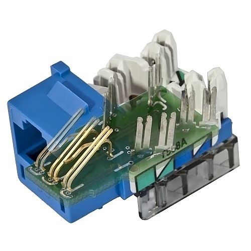 Hubbell HXJ6W24 XCELERATOR CAT6 Modular Jack, White