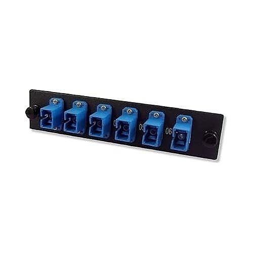 Lynn Electronics FAS-6SSC Network Patch Panel, SC SiMPlex Sm Adapter Plate