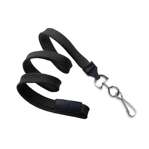 Black Economy Reel with Belt Clip & Strap Clip. - ID Supplies