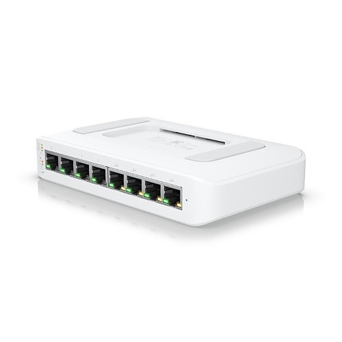 ルーター・ネットワーク機器 Ubiquiti USW-Lite-8-PoE Switch Ubiquiti USW-LITE-8-POE 8-Port Lite 8 PoE Layer 2 Switch, White