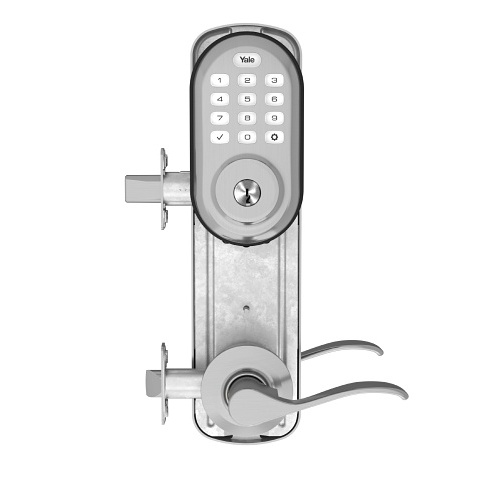 Yale YRC216-ZW2-NW-4-619 Interconnected Locksets Grade 2, Satin Nckl