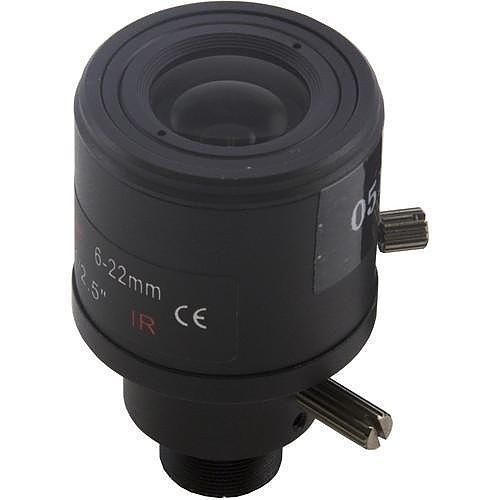 Marshall CV-0622-5MP Varifocal Lens for M12-Mount, 6mm to 22mm