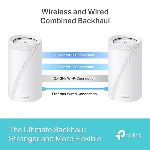 TP-Link DECO BE85(1-PACK) BE22000 Tri-Band Whole Home Mesh WiFi 7