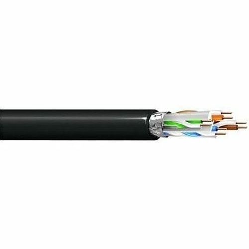 すーーー様 West Penn 254346AFBK1000 CAT6A Plenum Cable, 23/4 Solid BC