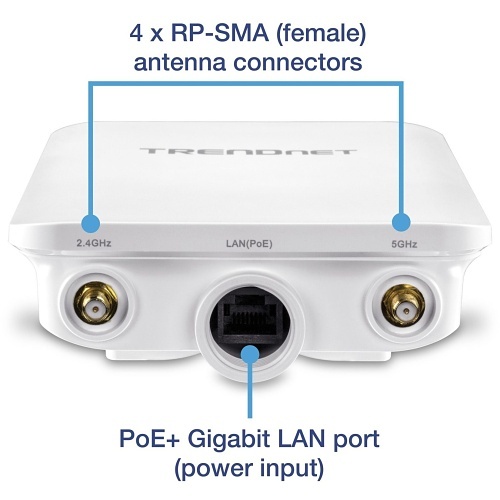 TRENDnet TEW-841APBO dBi Wireless AC1300 Outdoor PoE+ Omni