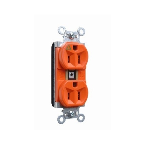 OnQ PTIG5262 Power Outlet, 15A/125V, Orange