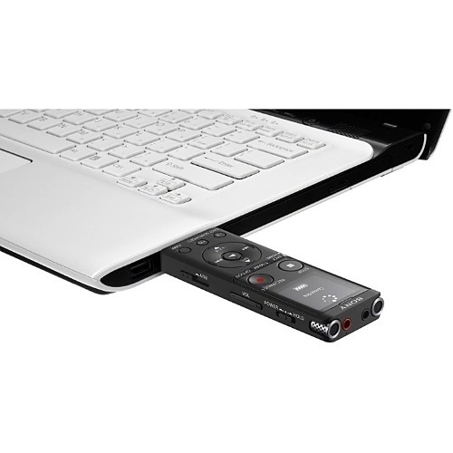 Sony ICD-UX570 Digital Voice Recorder, 4GB, Black