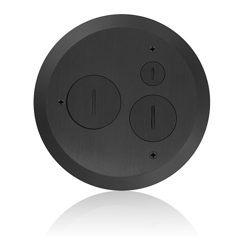 Simplex Leviton Leviton FBC1S-E EB Floorplate 1 Simplex 2DAT 2Data Screw Cap