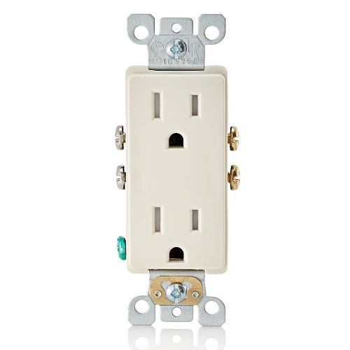 和　LC-32W5 Leviton T5325-ST 15 A Decora Tamper-Resistant Duplex Outlet
