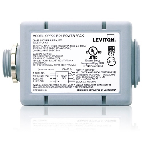 20-Amp Super Duty Power Pack For Occupancy Sensors, Basic With Auto-On