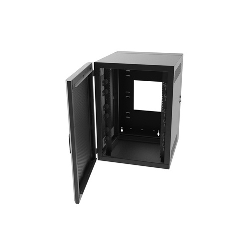 Ortronics SWM12RUPD-26-26 Swing-Out Wall-Mount, 12RU, Perforated Door