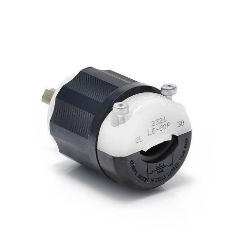 Leviton 2321 Connectors, EB Plug Lck 2PO3WI L6-20P, 20A250V