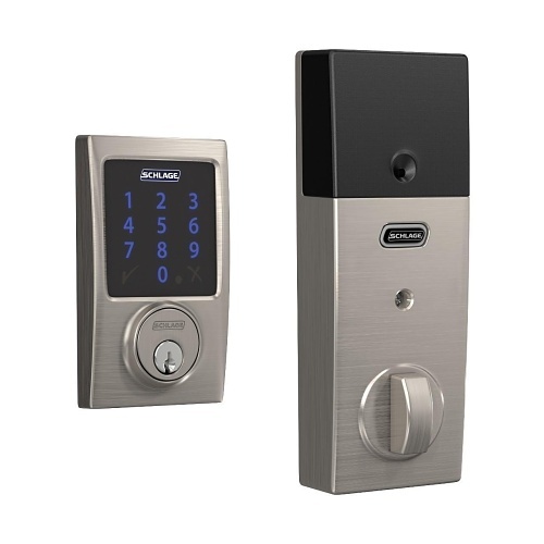 Schlage BE469ZP CEN 626 Connect Smart Deadbolt with Alarm Inbuilt
