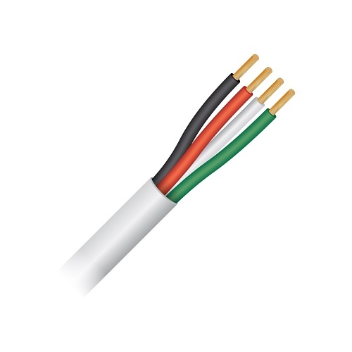 Paige 1U18042B1 18-4 Stranded CM Power Cord, 1000' Box, White