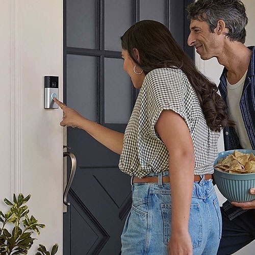 Ring Battery Doorbell with Head-to-Toe HD Video, Live View, Two