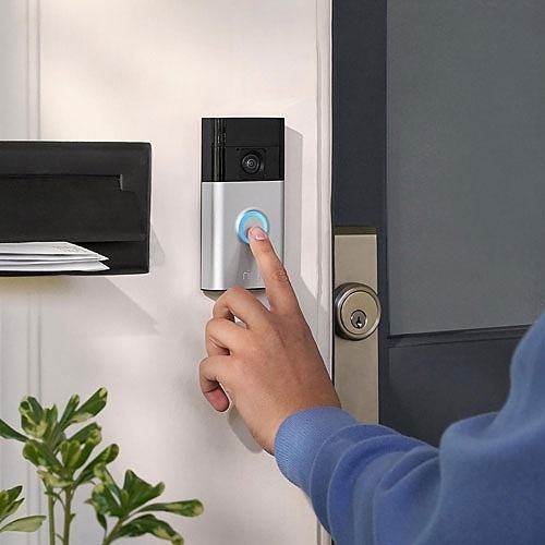 Ring Battery Wi-FI Doorbell with Head-to-Toe HD Video, Live