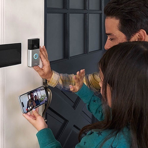 Ring Battery Wi-FI Doorbell with Head-to-Toe HD Video, Live