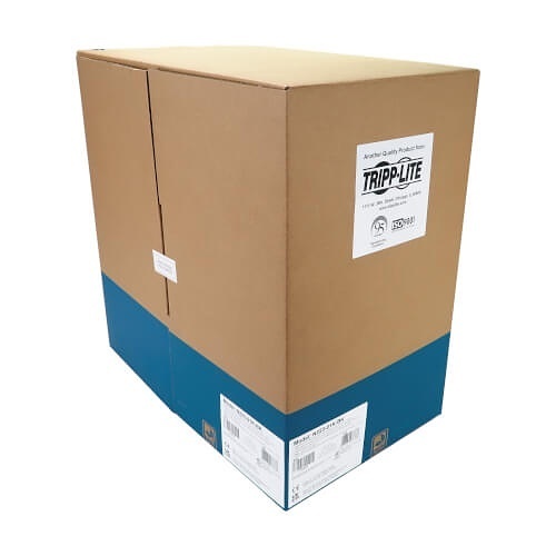 Tripp Lite N22301KBK CAT6A Solid Bulk Cable, 1000', Black