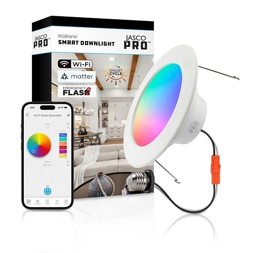 Jasco 81892 JascoPro Matter Enabled Wi-Fi Smart Downlight
