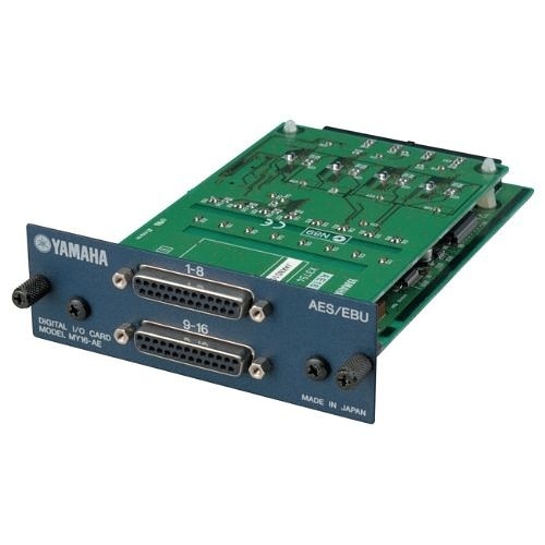 YAMAHA MY16-AE AES/EBU 16ch I/Oカード 動作品 Yamaha MY16AE 16-Channel Digital AES/EBU Plug-in I/O Card