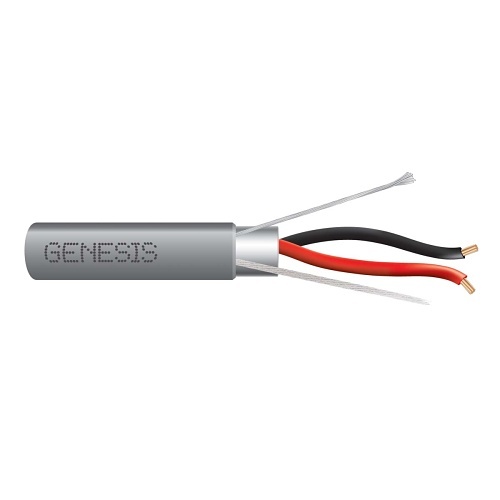 Genesis 22021109 22/2 Stranded Shielded Cable, Riser, CMR
