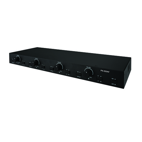 Vanco PA-SS4V 2-Source, Four Pair Stereo Speaker Select Box