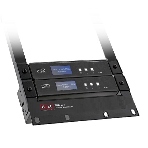 Hall FHD-RM Rack Mount Shelf 4RU, Black