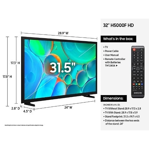 Samsung UN32H5000FFXZA 32