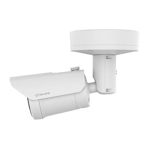 Hanwha XNO-A9084R 8MP AI IR Bullet IP Camera, 2.1x Zoom, 4.4-9.3mm