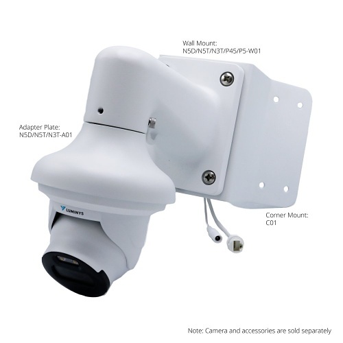 Luminys N3T-8LA2 8MP LumiLuxSmart Turret IP Camera, 2.8mm Lens