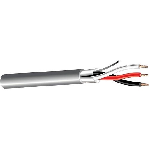 West Penn 25301BGY1000 25301B Series 3-Conductor 22 AWG Stranded