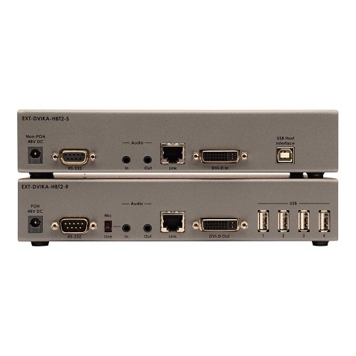 Gefen EXT-DVIKA-HBT2 DVI KVM HDBaseT 2.0 Extender with USB, RS-232