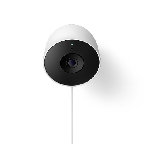 Google Nest Cam, Outdoor, Wired, 2nd Gen, Snow (GA09965-US)