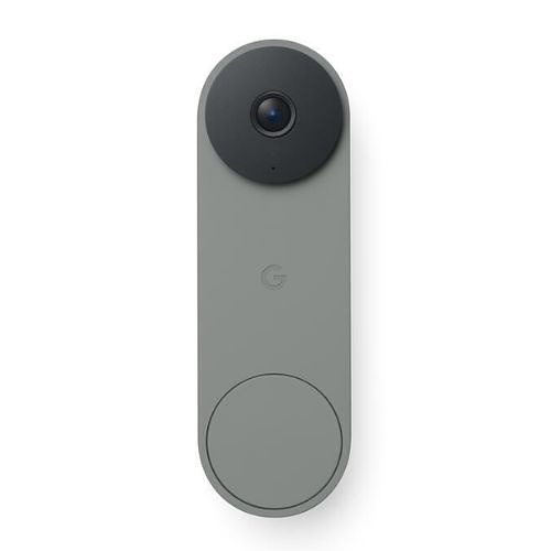 Google Nest Doorbell Wired 3rd Gen, Hazel (GA09968-US)