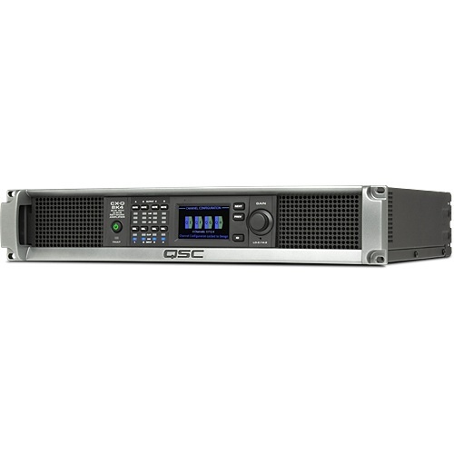 QSC CX-Q8K4-NA 8-Channel Network Amplifier, 500W Per Channel, Low