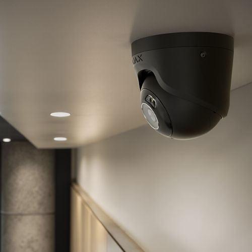 AJAX 126260.197.BL1 TurretCam HL Series 5MP Wired AI-Powered IP