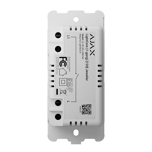 AJAX 101366.142.NC LightCore 1-Gang Light Switch